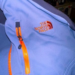 Men’s XL full zip hoodie one tear on chest has been sown up. Very small tear